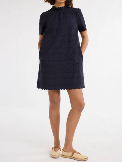 The H-line Eyelet Short Dress