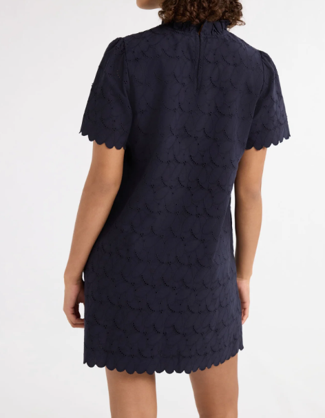 The H-line Eyelet Short Dress