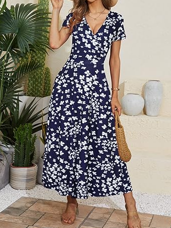 The Printed Maxi Dress With Pockets