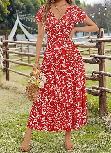 The Printed Maxi Dress With Pockets